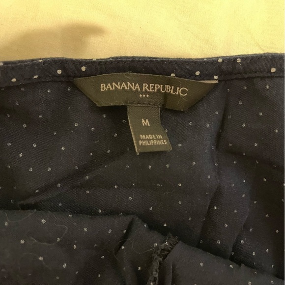 Banana Republic Baby Doll Button‎ Dress Y2K Sleeveless Polka Dot Cottagecore - Picture 6 of 9